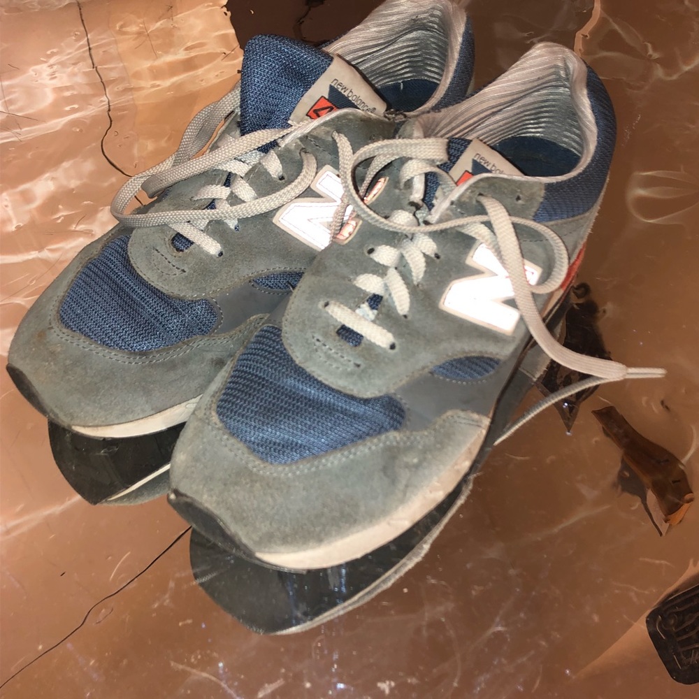 Blue Suede New Balance Sneakers